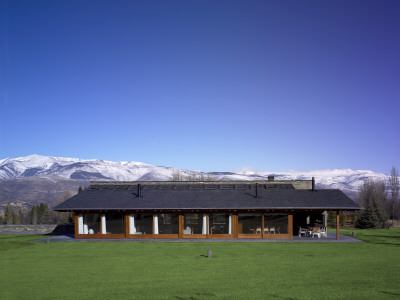 House In La Cerdanya, Girona, Overall Exterior In Landscape, Architect: Carlos Gelpi by Eugeni Pons Pricing Limited Edition Print image