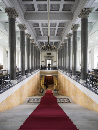 The Winter Palace Interior - The Main Staircase - Part Of The State Hermitage Museum, St Petersburg by David Clapp Pricing Limited Edition Print image