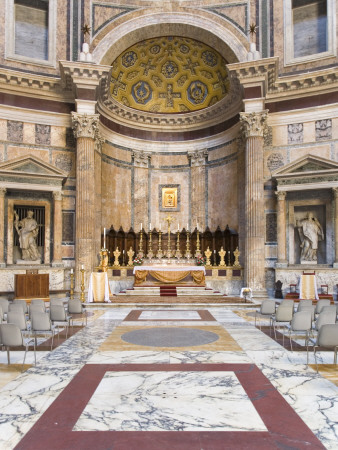 The Altar At The Pantheon, Rome, Italy by David Clapp Pricing Limited Edition Print image