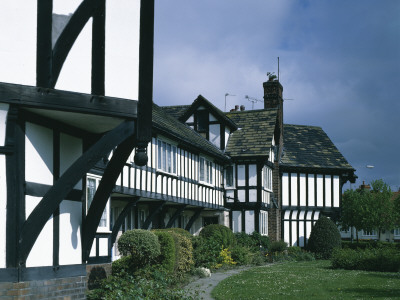 Port Sunlight, England, - Utopian Ideal - New Town 1906, Architect: William Owen Lomax-Simpson by David Churchill Pricing Limited Edition Print image