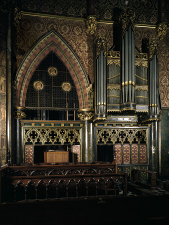 The Organ, Church Of St Barnabas, Pimlico, London, Original Tractarian Case Overlaid By Bodley by Mark Fiennes Pricing Limited Edition Print image