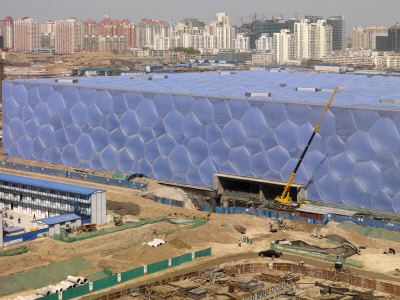 National Swimming Center, Water Cube, Beijing, China, Ptw Architects by Marc Gerritsen Pricing Limited Edition Print image