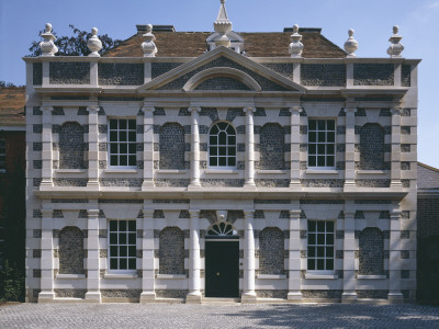 Fawley House, Fawley, Oxfordshire, Western Facade Rebuilt In 1989 In A Barqoue Style by Mark Fiennes Pricing Limited Edition Print image