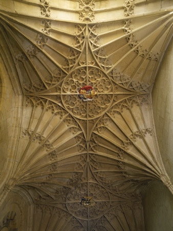 St, David's Cathedral, Pembrokeshire, Wales, Detail Of Vaulted Ceiling by Mark Fiennes Pricing Limited Edition Print image