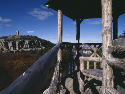Mohonk Mountain House, Mohonk Lake, New York, 1879-1910, Balcony by Lucinda Lambton Pricing Limited Edition Print image