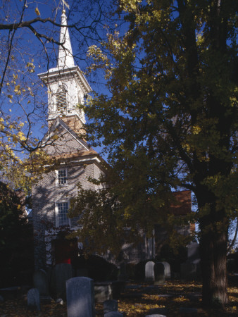 Gloria Dei, The Old Swedes' Church, Philadelphia, 1700 by Lucinda Lambton Pricing Limited Edition Print image