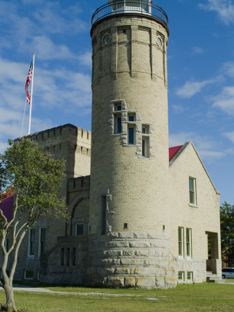 Michelmackinaw Lighthouse, Michigan, Usa by Natalie Tepper Pricing Limited Edition Print image