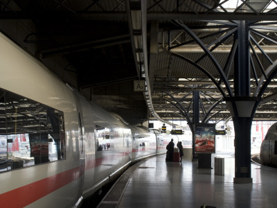 Ice (Intercity Express) Train, Brussels Zuid Station, Brussels, Belgium by Natalie Tepper Pricing Limited Edition Print image