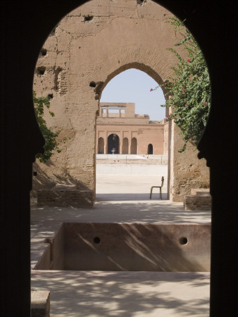 El Badi Palace, Marrakech, 1578, Portal by Natalie Tepper Pricing Limited Edition Print image
