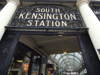 South Kensington Underground Station, London by Natalie Tepper Pricing Limited Edition Print image