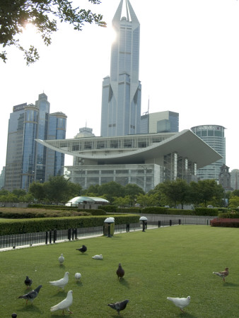 Concert Hall And Jw Marriott Hotel, Shanghai, China by Natalie Tepper Pricing Limited Edition Print image