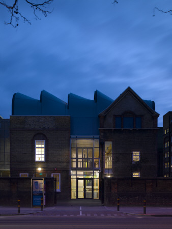 Siobhan Davies Dance Studios, London, Looking Across St George's Road At North Elevation At Dusk by Richard Bryant Pricing Limited Edition Print image