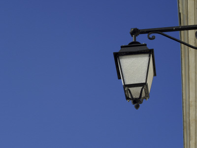 Streetlamp, La Flotte, Il De Re, France by Olwen Croft Pricing Limited Edition Print image