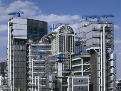 Lloyd's Building, City Of London, 1986, The South Facade, Architect: Richard Rogers Partnership by Richard Bryant Pricing Limited Edition Print image