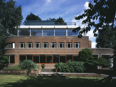 Hill House, Hampstead, (From The Garden), Oliver Hill Avanti Architects Extension by Nicholas Kane Pricing Limited Edition Print image