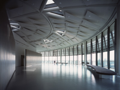 City Hall Gla, London, London Lounge Overview 9Th Floor, 1999-2002, Architect: Foster And Partners by Peter Durant Pricing Limited Edition Print image