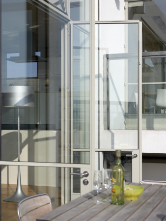 House In Kent, Sun Deck Detail And Living Area, Lynn Davis Architects by Richard Bryant Pricing Limited Edition Print image