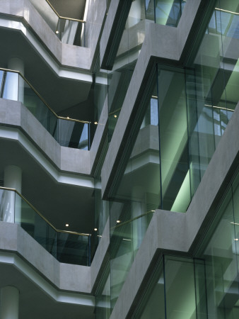 Nobel House, London, Detail Of Atrium, Architect: Gmw by Richard Bryant Pricing Limited Edition Print image