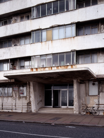 Embassy Court, Brighton Prior To Restoration Entrance, Architect: Wells Coates by Sarah J Duncan Pricing Limited Edition Print image