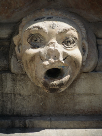 Faces In Architecture - Jerusalem - Christian Quarter - Fountain by Robert O'dea Pricing Limited Edition Print image