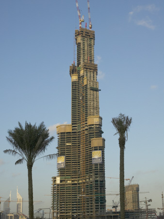 Burj Dubai, Dubai, Under Construction, 87 Storeys High, Architect: Skidmore, Owings And Merrill Llp by Tim Mitchell Pricing Limited Edition Print image