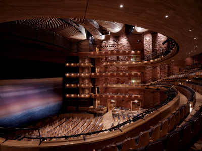 Wales Millennium Centre, Bute Place, Cardiff Bay, Wales, Concert Hall, Architect: Percy Thomas by Sarah J Duncan Pricing Limited Edition Print image