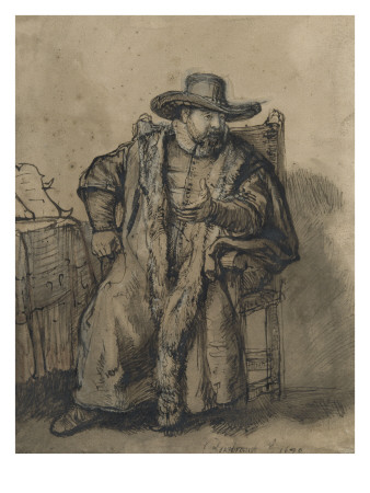 Portrait De Cornélis Claesz Anslo (1592-1646), Prédicateur Et Théologien Mennonite by Rembrandt Van Rijn Pricing Limited Edition Print image