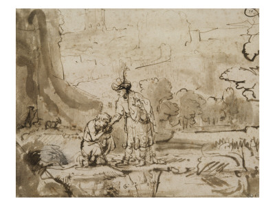 David Prenant Conge De Jonathan by Rembrandt Van Rijn Pricing Limited Edition Print image