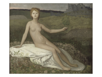 L'espérance by Pierre Puvis De Chavannes Pricing Limited Edition Print image