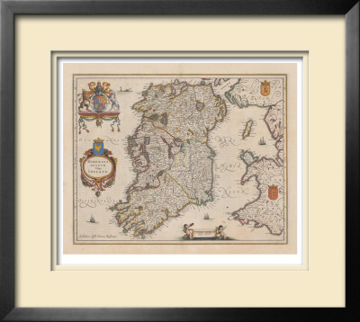 Hibernia Regnum Vulgo Ireland by J. Jansson Pricing Limited Edition Print image