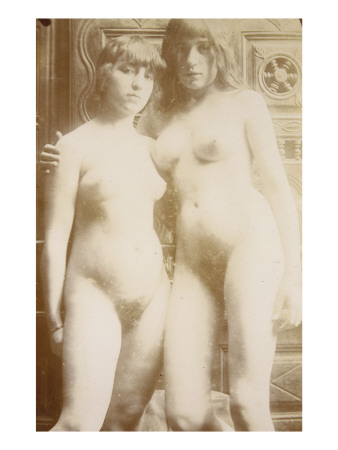 2 Femmes Nues Debout, De Face by François-Rupert Carabin Pricing Limited Edition Print image