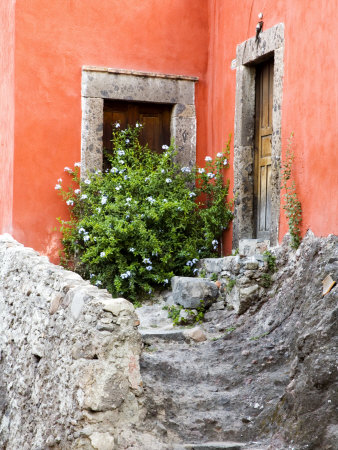 Stone Steps, San Miguel, Guanajuato State, Mexico by Julie Eggers Pricing Limited Edition Print image
