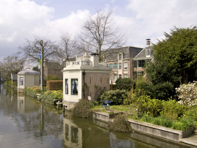Homes Along Canal, Edam, North Holland, Netherlands by Jim Engelbrecht Pricing Limited Edition Print image