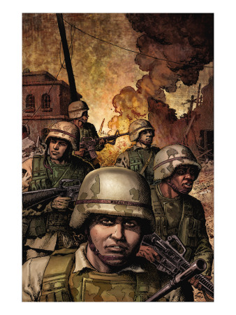 Combat Zone: True Tales Of Gis In Iraq #3 Cover: Marvel Universe by Dan Jurgens Pricing Limited Edition Print image