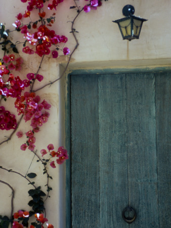 Blue Door With Bougainvillea, Positano by Eloise Patrick Pricing Limited Edition Print image