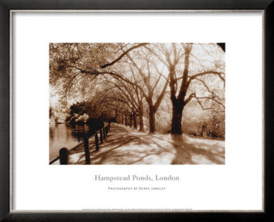 Hampstead Ponds, London by Derek Langley Pricing Limited Edition Print image