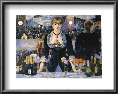 Bar At The Follies Bergere by Edouard Manet Pricing Limited Edition Print image
