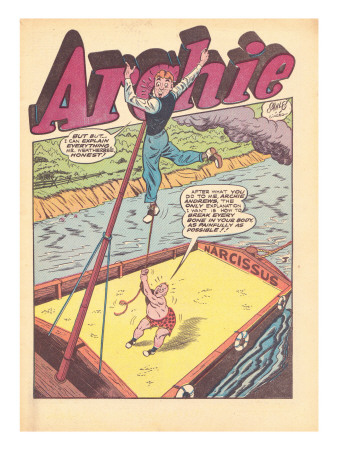Archie Comics Retro: Archie Comic Panel With Mr. Weatherbee (Aged) by Harry Sahle Pricing Limited Edition Print image