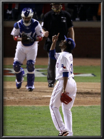 San Francisco Giants V Texas Rangers, Game 3: Neftali Feliz by Christian Petersen Pricing Limited Edition Print image