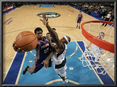 Phoenix Suns V Dallas Mavericks: Earl Clark And Brendan Haywood by Glenn James Pricing Limited Edition Print image