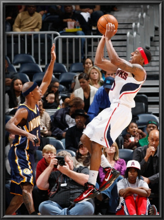 Indiana Pacers V Atlanta Hawks: Jeff Teague And T.J. Ford by Kevin Cox Pricing Limited Edition Print image