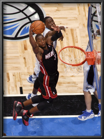 Miami Heat V Orlando Magic: Dwyane Wade by Fernando Medina Pricing Limited Edition Print image