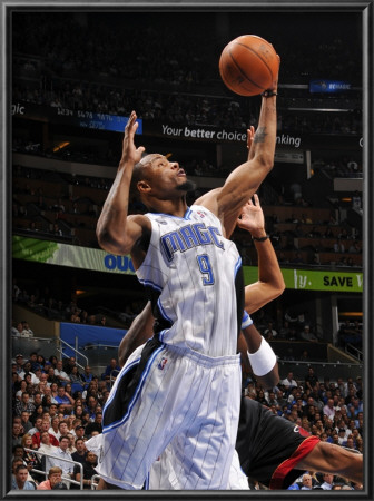 Miami Heat V Orlando Magic: Rashard Lewis by Fernando Medina Pricing Limited Edition Print image