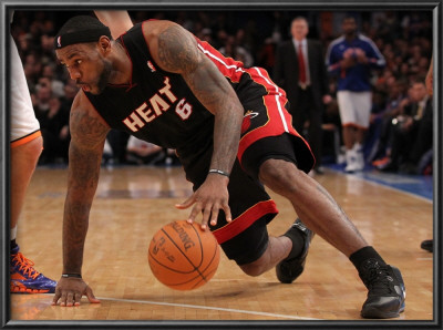 Miami Heat V New York Knicks: Lebron James by Al Bello Pricing Limited Edition Print image