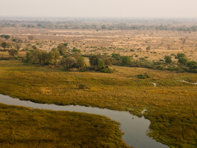 Aerial View Of The Duba Plains Near The Joubert's Home by Beverly Joubert Pricing Limited Edition Print image