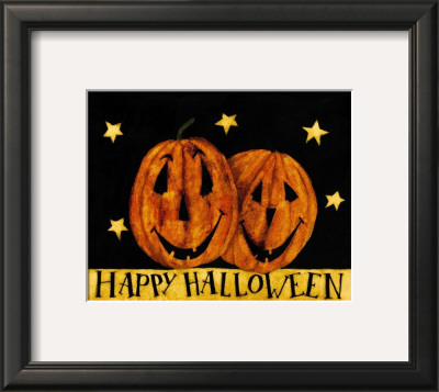 Happy Halloween Pumpkins by Dan Dipaolo Pricing Limited Edition Print image