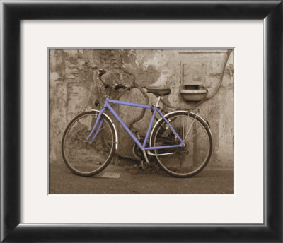 Purple Bicycle by Francisco Fernandez Pricing Limited Edition Print image