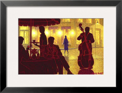 Flirt And Contrebasse by Denis Nolet Pricing Limited Edition Print image