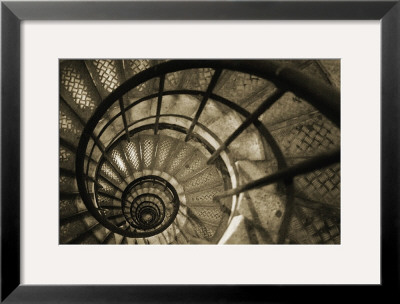 Spiral Staircase In Arc De Triomphe by Christian Peacock Pricing Limited Edition Print image