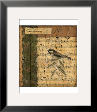 Bird Melody I by Nancy Slocum Pricing Limited Edition Print image